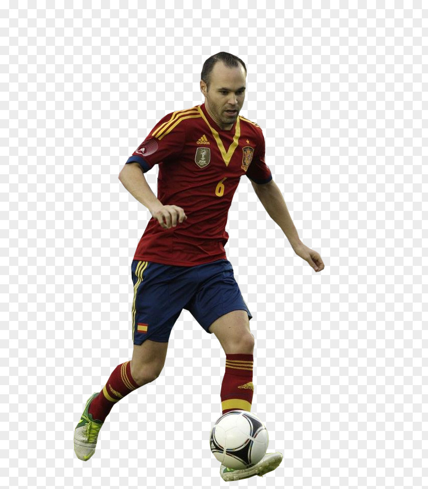 Football Spain National Team Sport Player T-shirt PNG