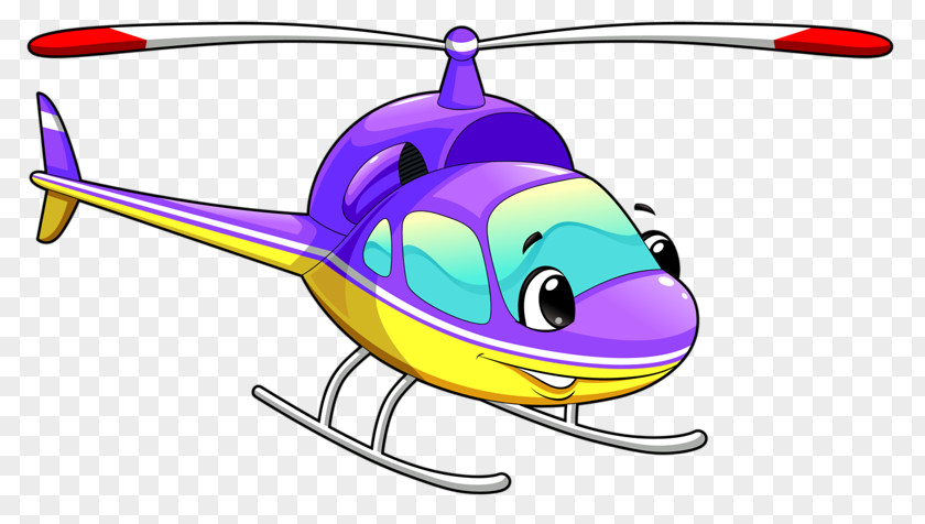 Hand-painted Helicopter Airplane Flight Clip Art PNG