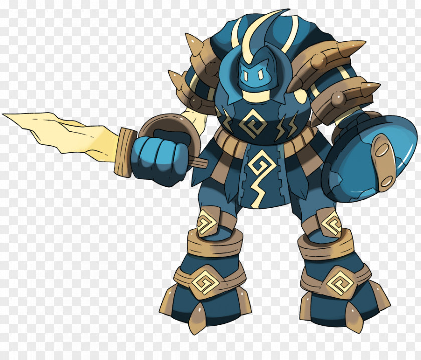 Kabutops Golurk Golett Evolution Art PNG