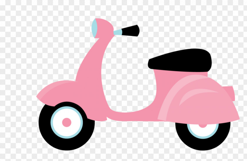 Scooter Vespa Motorcycle Clip Art PNG