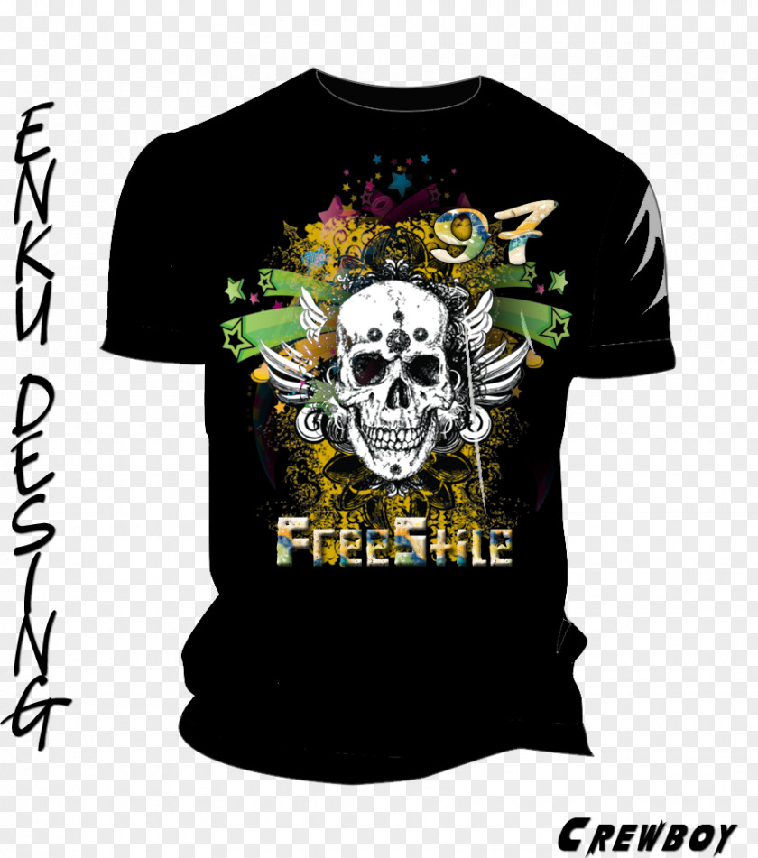 T-shirt Skull Sleeve Price PNG