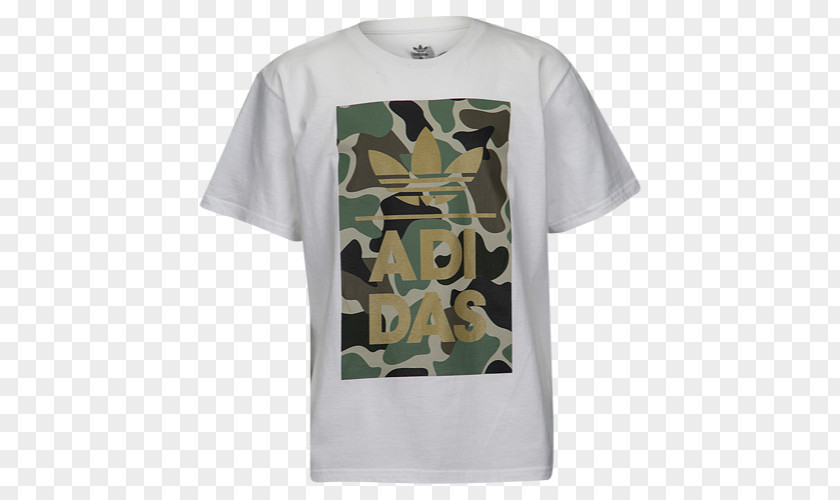 T-shirt Sleeve Adidas Originals Military Camouflage PNG