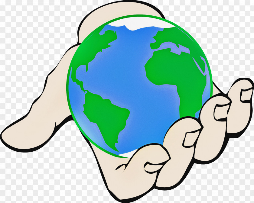 World Globe Earth Finger Thumb PNG