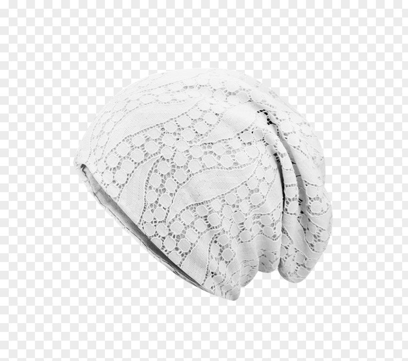 Beanie White Pattern PNG