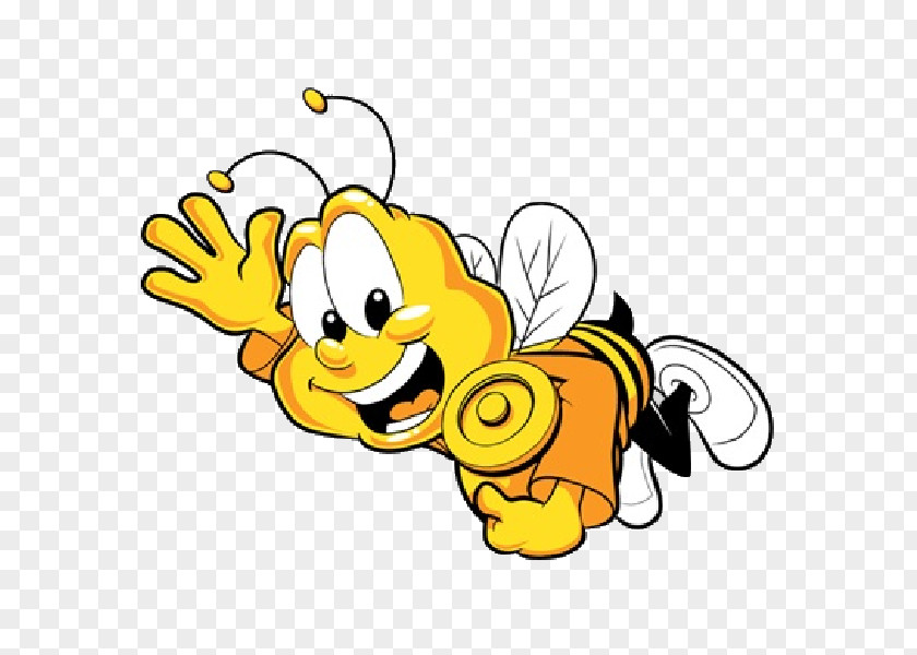 Honey Bee Cartoon Bumblebee Clip Art PNG