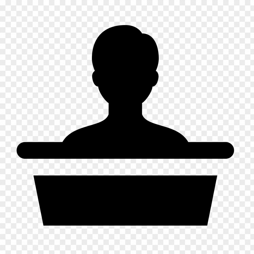 Avoid Picking Silhouettes Podium Public Speaking Microphone PNG
