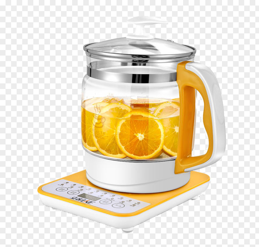 Fruit Tea Teapot Kettle Orange Drink PNG