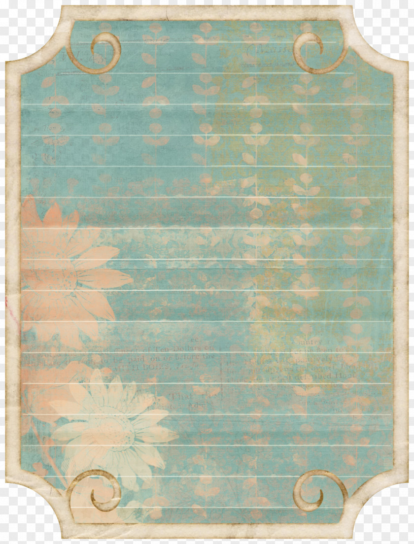 Lable Blog Scrapbooking Rectangle Wood Stain Victorian Era PNG