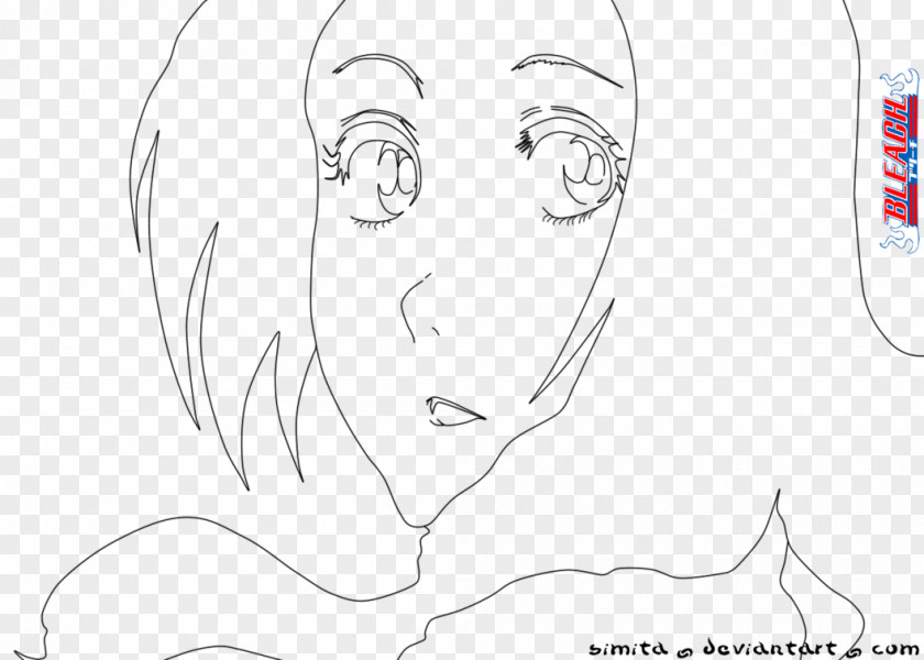 Orihime Inoue /m/02csf Line Art Ear Drawing Mouth PNG