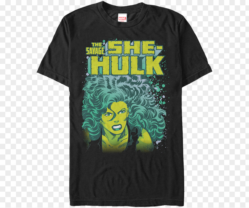 She Hulk T-shirt The Incredible Sleeve Clothing PNG