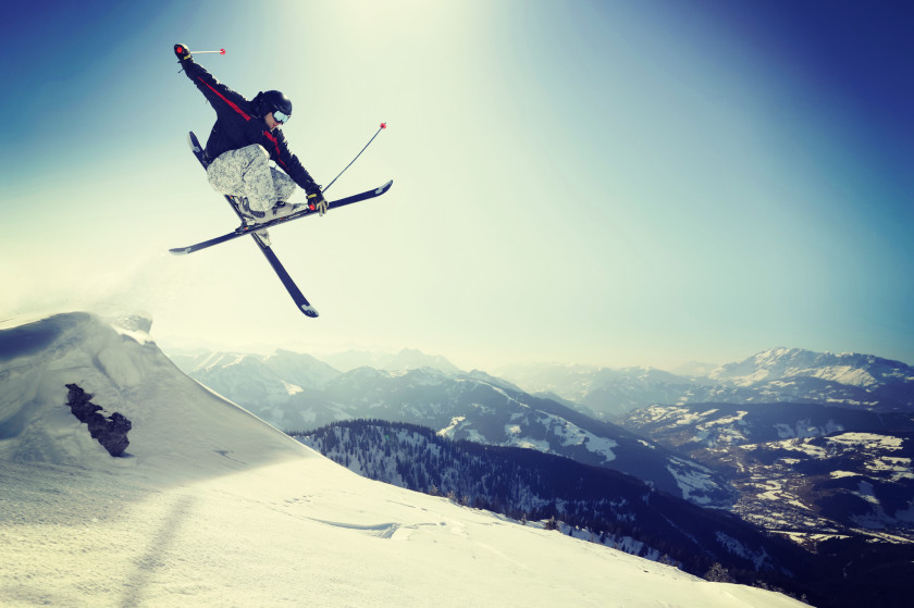 Skiing Freestyle 4K Resolution Desktop Wallpaper Extreme Sport PNG