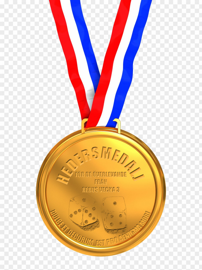 Cartoon Gold Medal Olympic Award Clip Art PNG