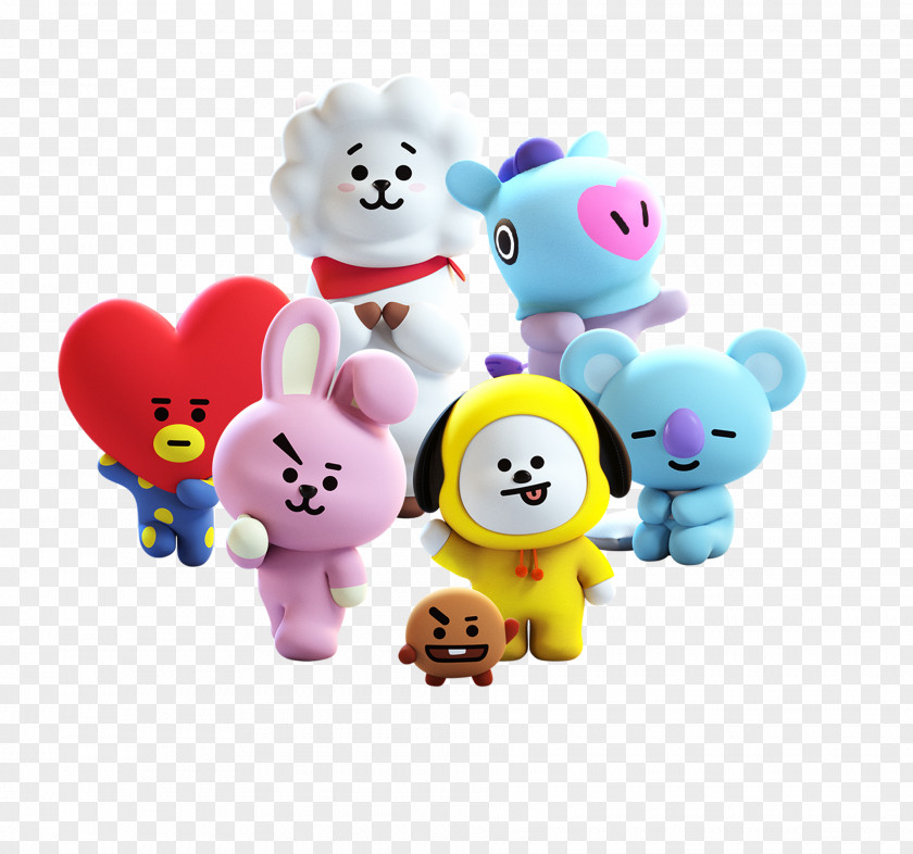 Flagship BTS Seoul Line Friends Love Yourself: Her Pillow PNG
