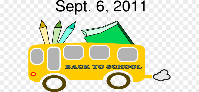 Images Of Back To School August Free Content Clip Art PNG