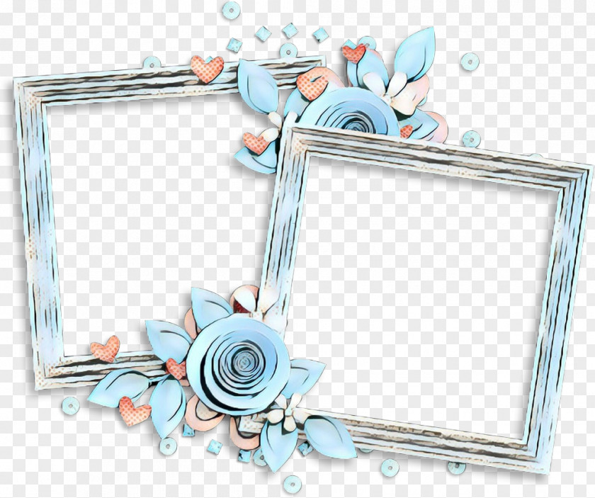 Mirror Rectangle Retro Frame PNG