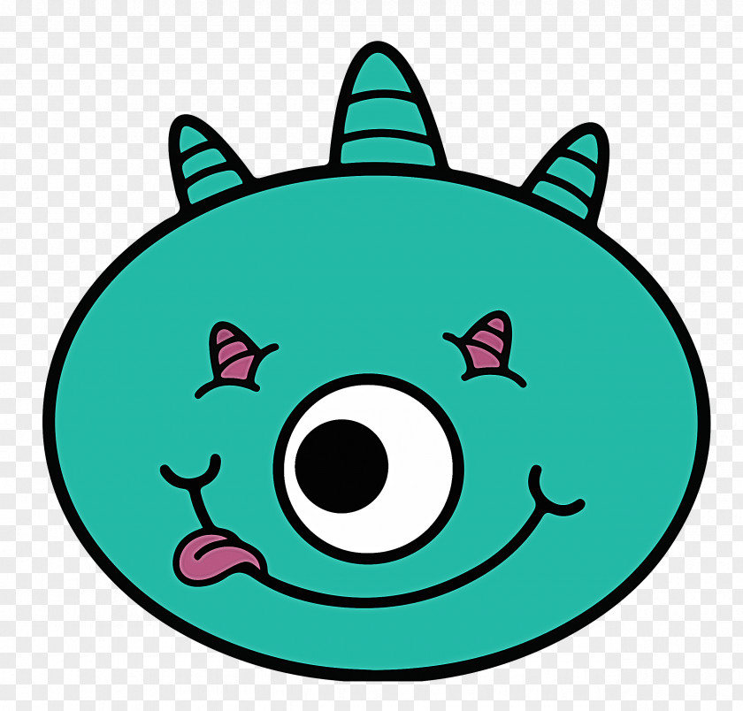 Monster Head Halloween PNG