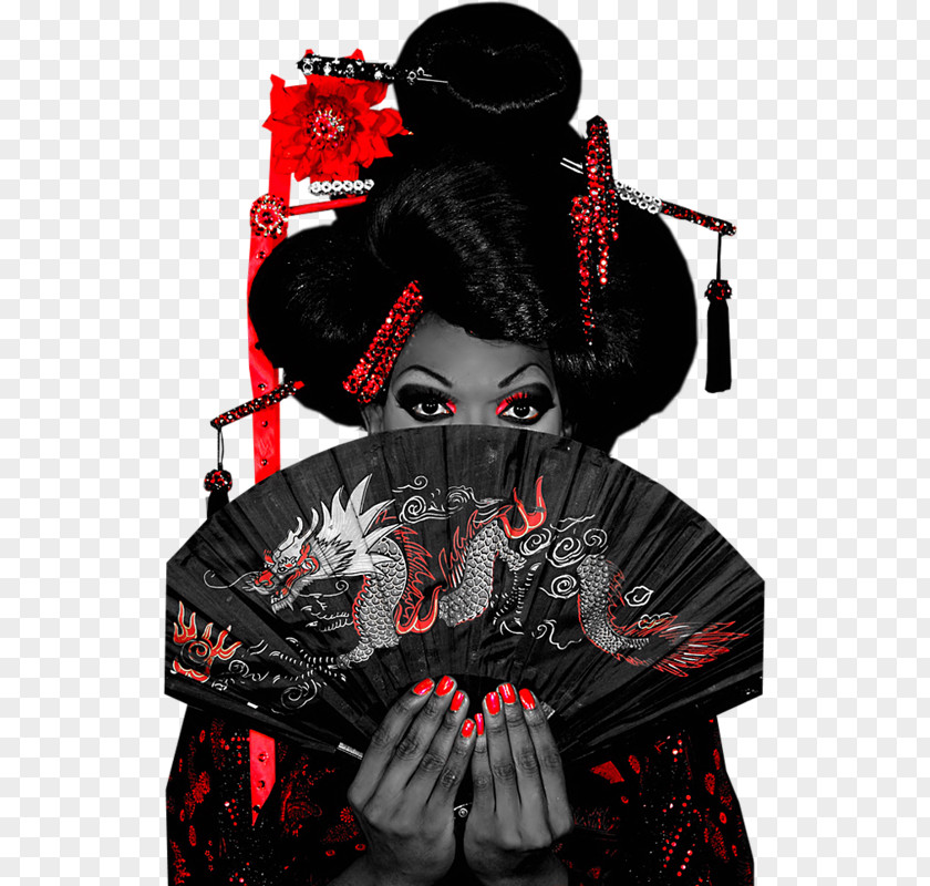 Asian Art Geisha Tattoo Image Goth Subculture Gothic Fashion PNG