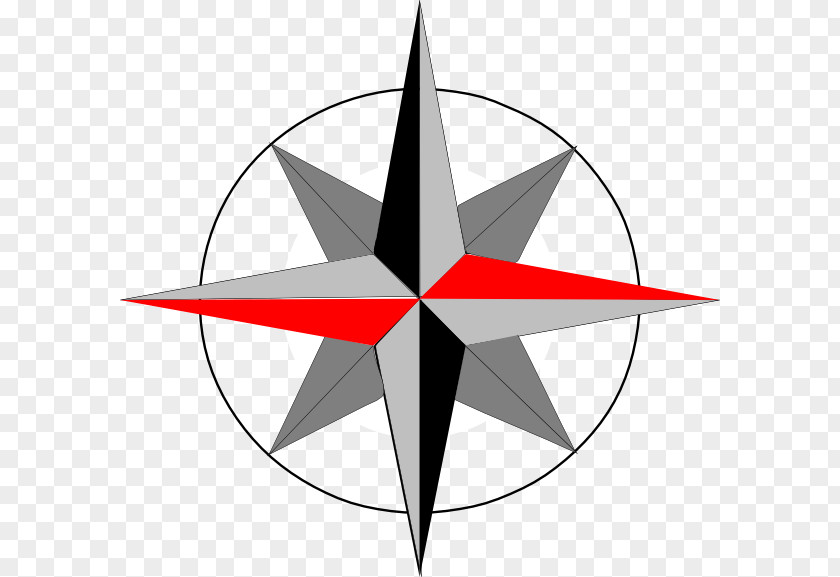 East Vector Shiny Brite Compass Rose Cardinal Direction Wind Northeast PNG