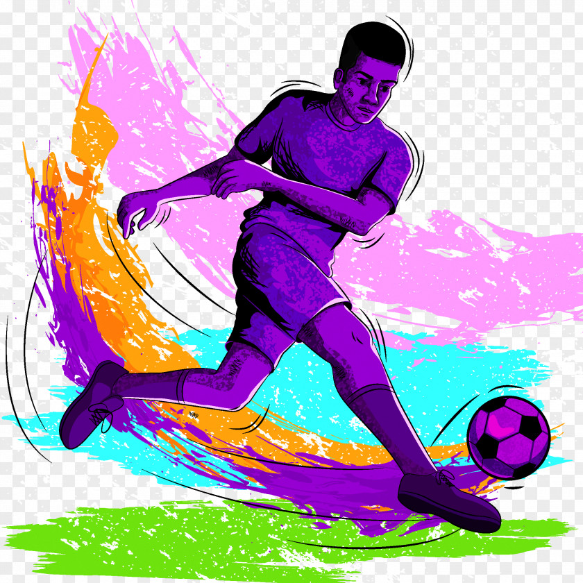 Football Euclidean Vector Illustration PNG