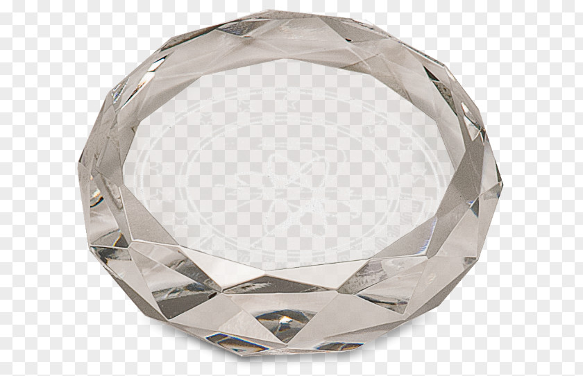 Glass Paperweight Facet Crystal Lead PNG