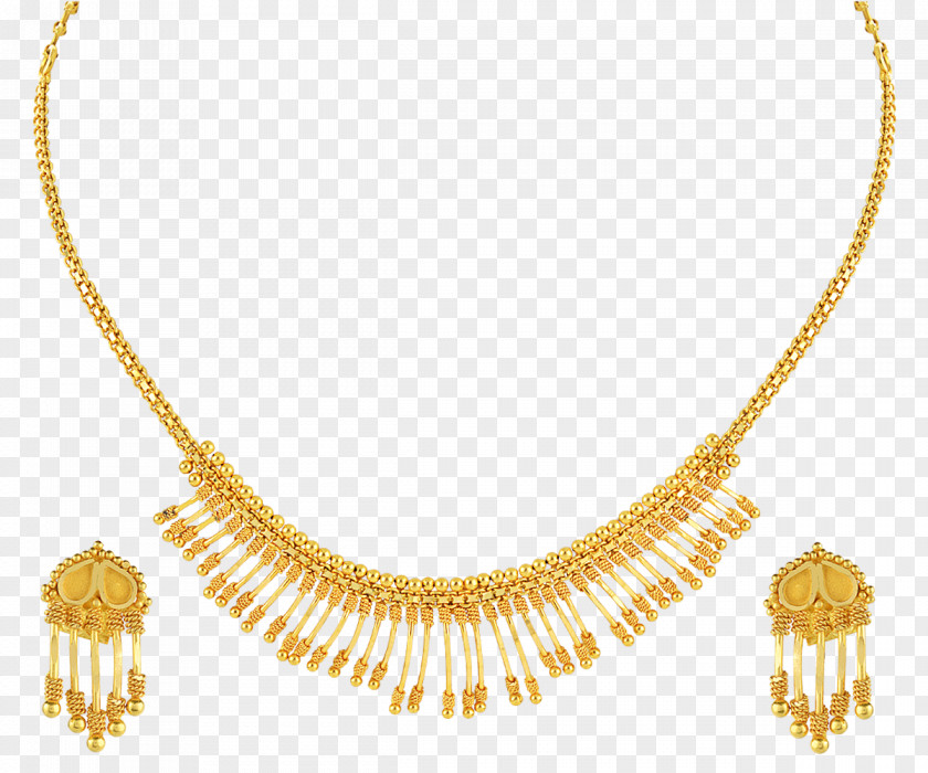 Jewellery Earring Necklace Gold Chain PNG
