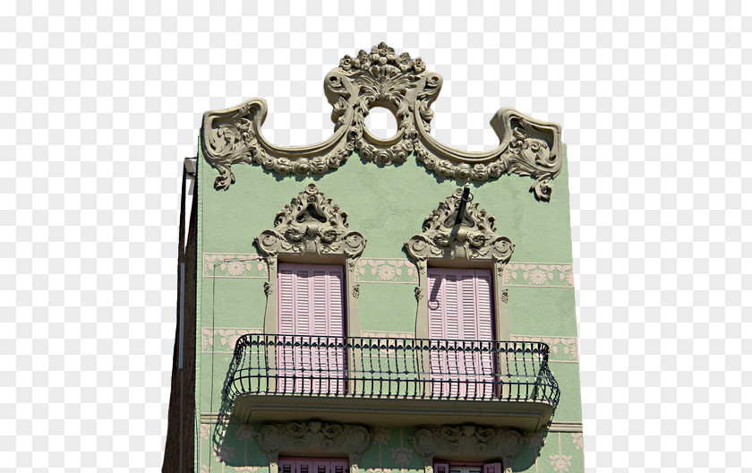 Small Fresh Balcony Casa Milxe0 Batllxf3 House Facade PNG