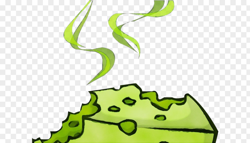 Vascular Plant Stem Green Leaf Watercolor PNG