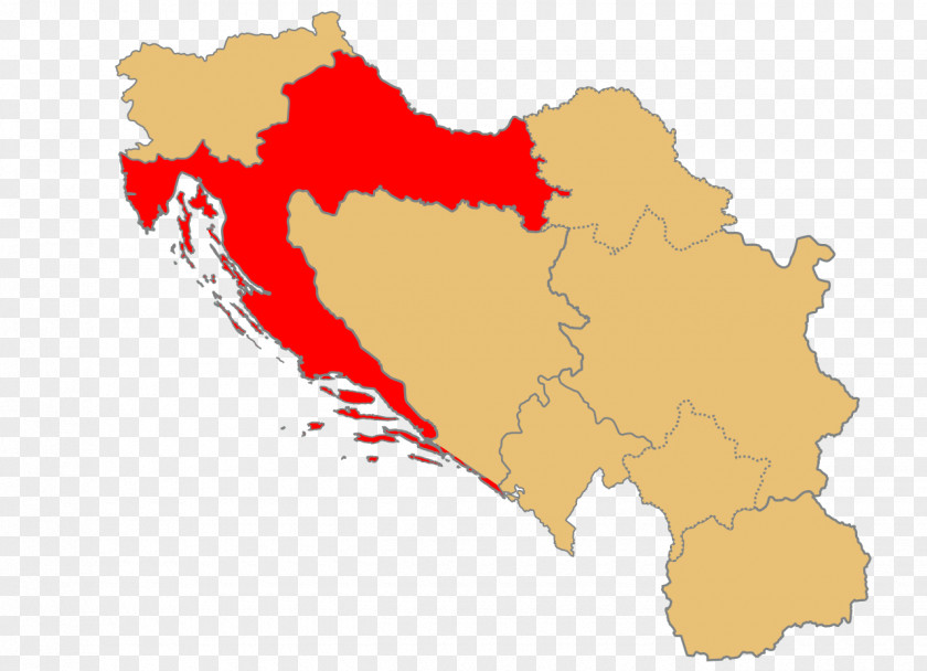 Map Croatia Vector PNG
