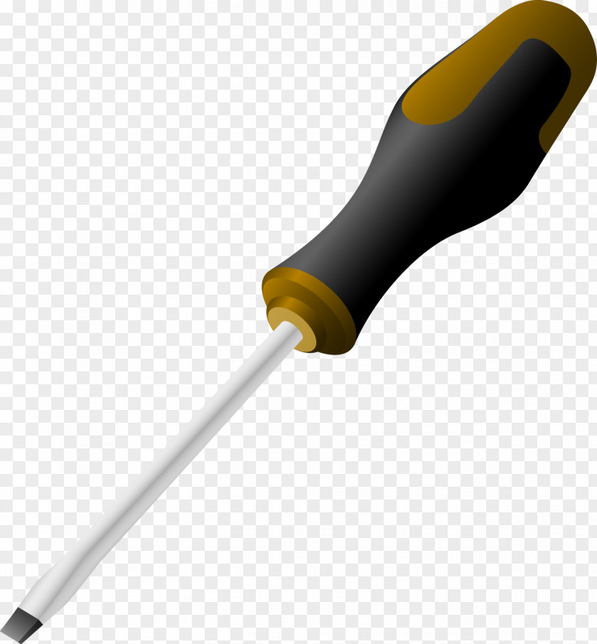 Vector Screwdriver Yellow PNG