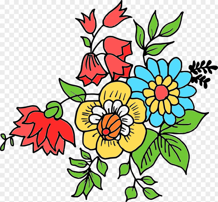 Draw Flower Art Floral Design Drawing PNG