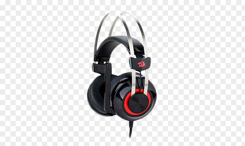 Headphones 7.1 Surround Sound Redragon Audifonos Gamer Talos H601 360 Mic Vibracion Y Backlight Headset PNG
