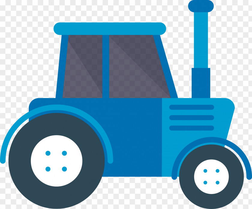 Tractor Vector Element Agriculture PNG