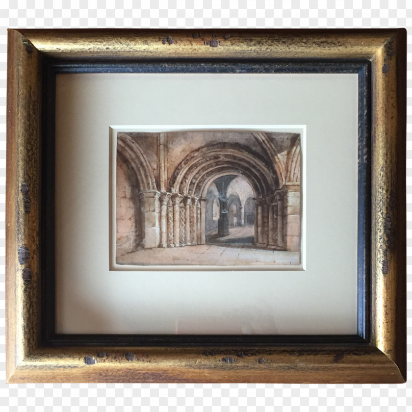 Watercolor Church Picture Frames Rectangle PNG