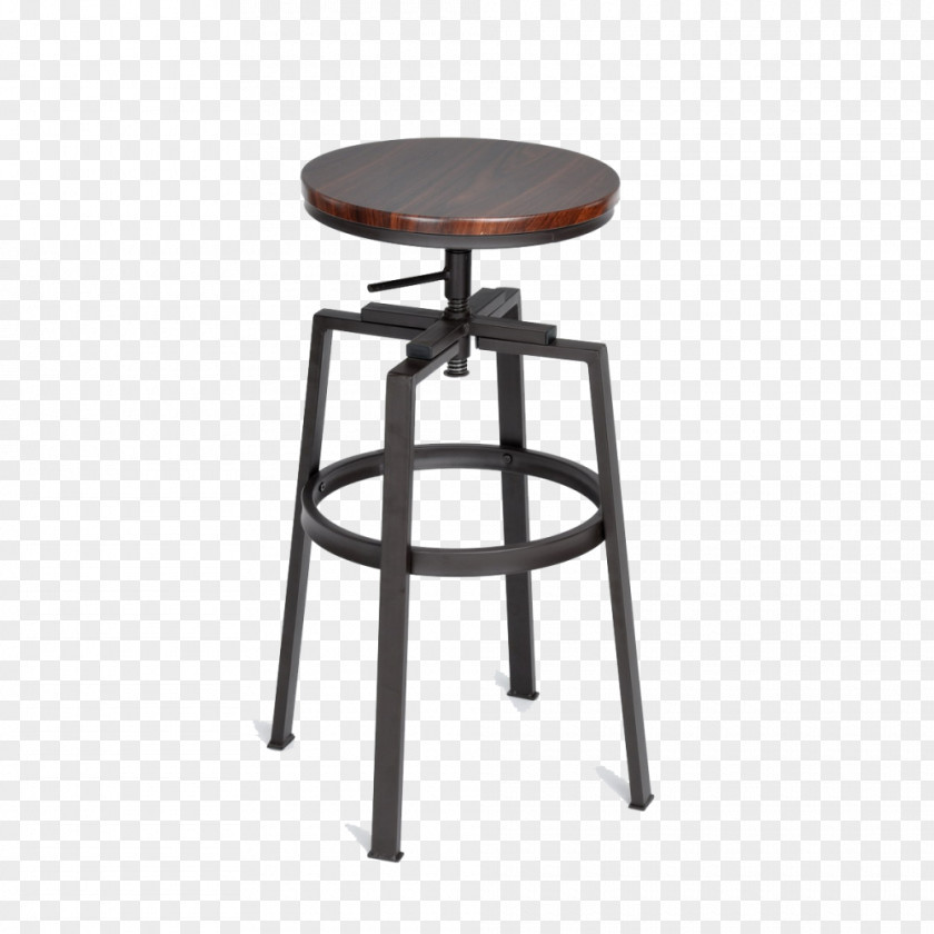 Chair Bar Stool Industrial Style Countertop PNG