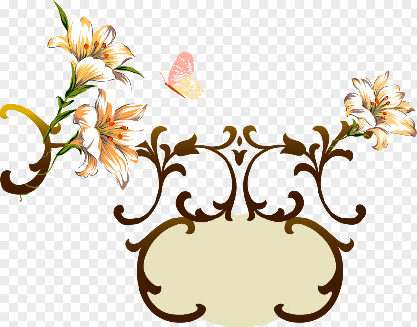 Flower Frame Floral PNG