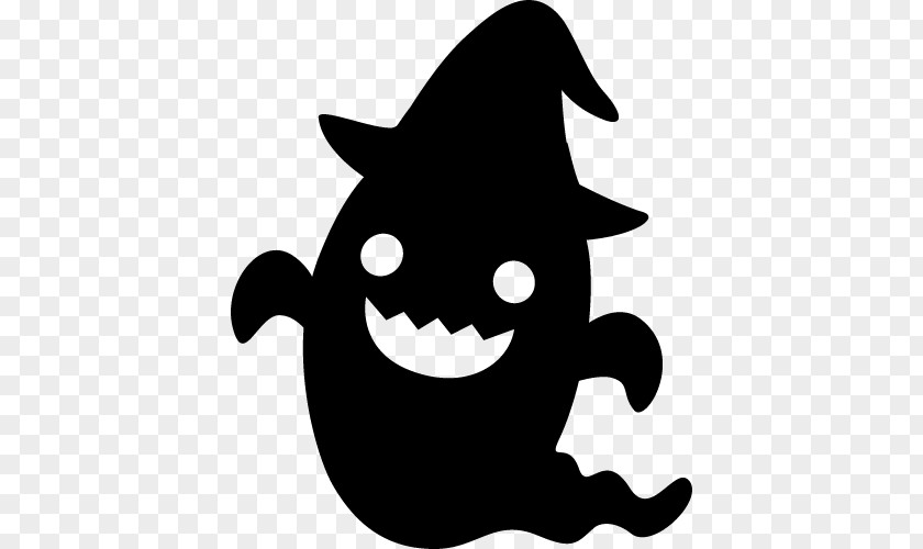 Halloween Black And White Silhouette Obake PNG