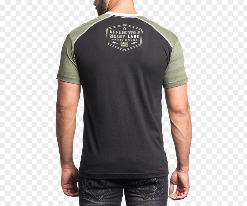 Molon Labe T-shirt Sleeve Affliction Clothing PNG