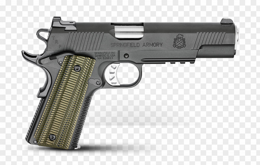Polygonal Springfield Armory 10mm Auto M1911 Pistol Firearm Glock 20 PNG