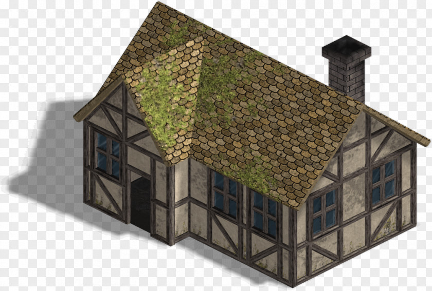 Building Middle Ages House OpenGameArt.org PNG