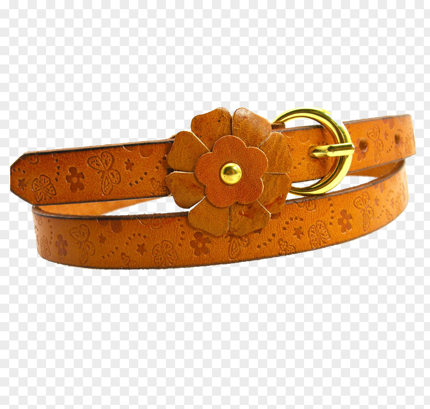 Double Fine Leather Belt PNG