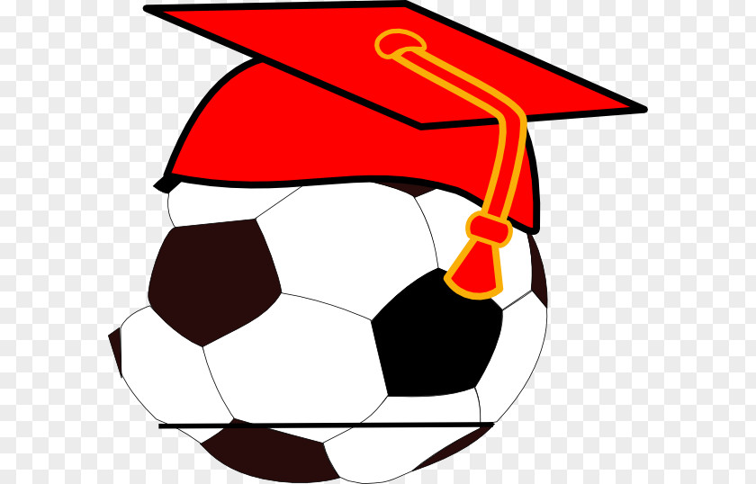 Graduation Ball Football Square Academic Cap Clip Art PNG