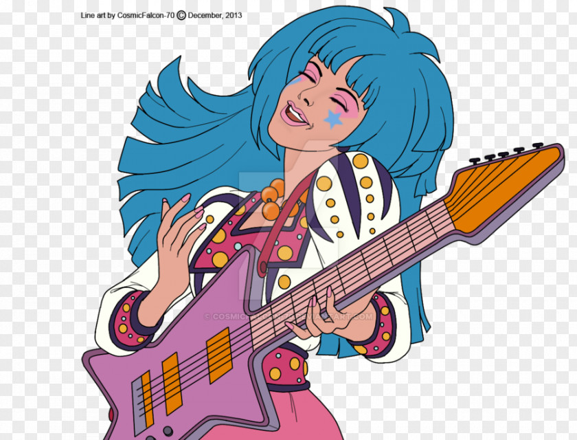 Guitar Aja Leith Stormer Holography Cartoon PNG