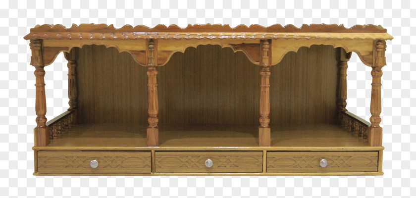 Indian Bell Wood Stain Angle Buffets & Sideboards PNG