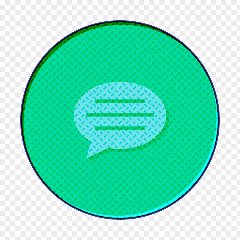 Symbol Aqua Bubble Icon Chat Comment PNG