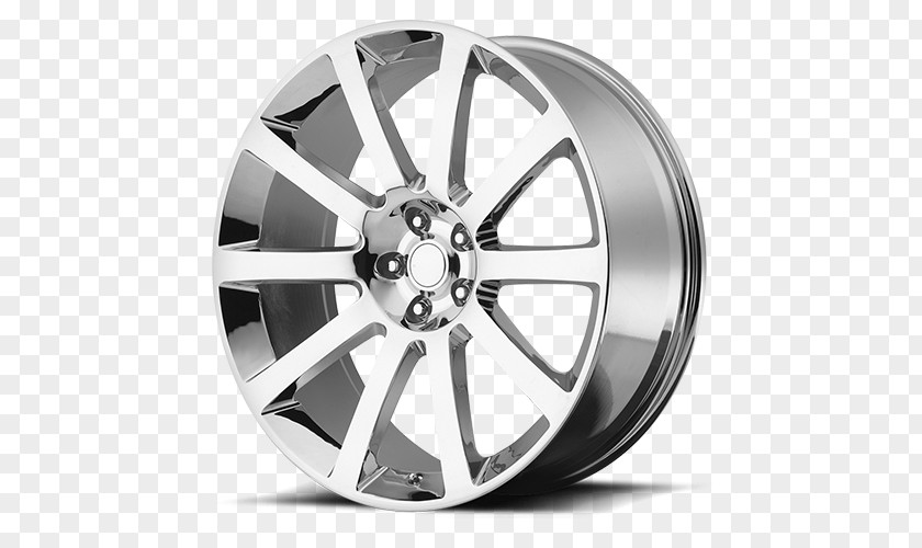 ازهار Alloy Wheel Chrome Plating Rim Custom PNG