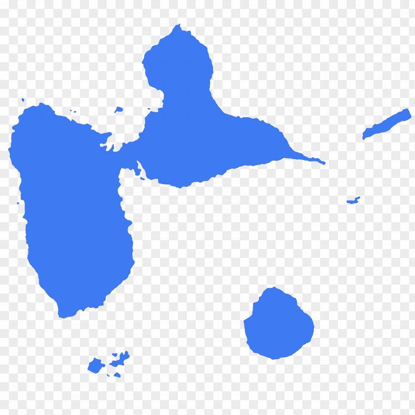 Guadeloupe Vector Map Royalty-free PNG