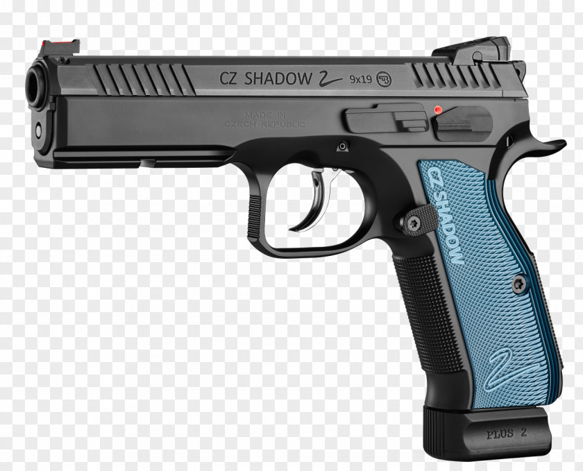 Handgun CZ 75 Shadow 2 Česká Zbrojovka Uherský Brod 9×19mm Parabellum Firearm PNG