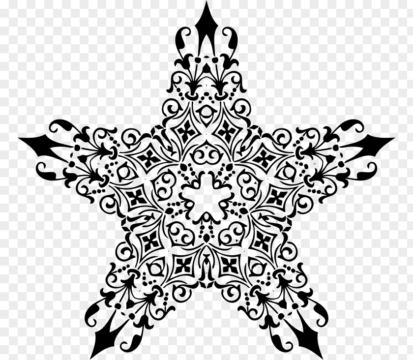 Ornamental Star Ornament Decorative Arts Clip Art PNG