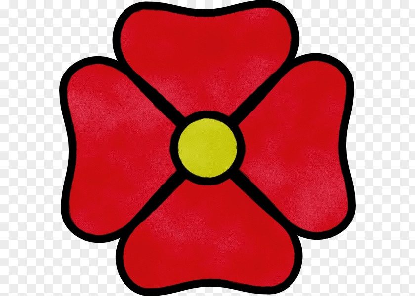Symbol Petal Red PNG