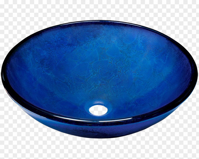 Vitreous China Sink Glass Bathroom BuildDirect Cobalt Blue PNG